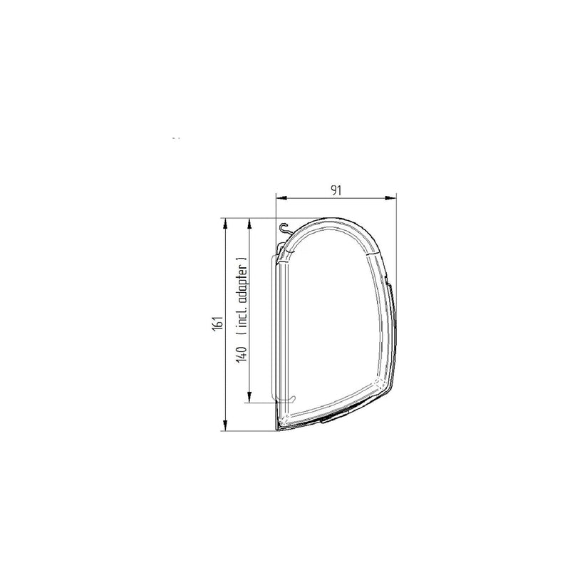 Thule Omnistor 5200 awning 4.02x2.50m white frame, mystic gray Thule - Dynamic Drive