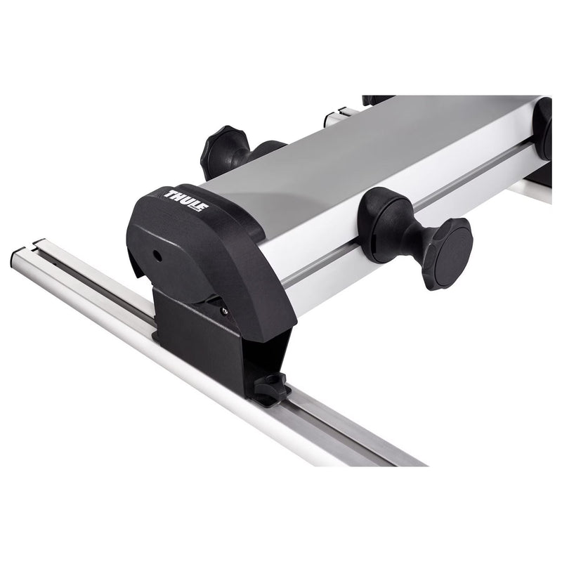 Thule VeloSlide Short 2-bike bike motorhome and van bike rack anodised gray/black Thule - Bars 4 Cars