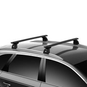 Thule WingBar Evo Roof Bars full kit 711220 710600 186219 installed on vehicle