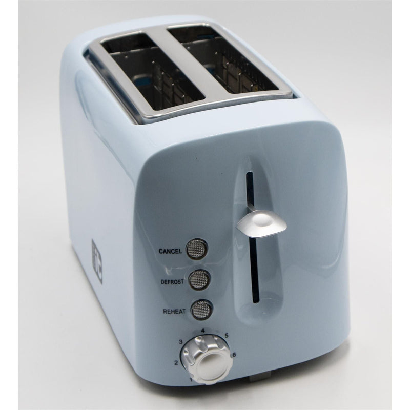 Toast It Blue 240V / 950W Low Wattage Toaster Via Mondo - Dynamic Drive