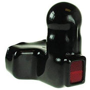 Towball Black Standard 50mm Heavy Duty E Approved Hitch Head Tow 90mm Fixings Maypole - Dynamic Drive