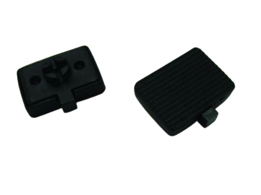 Two Milenco Aero LR mirror grip pads shown front and back, studio shot