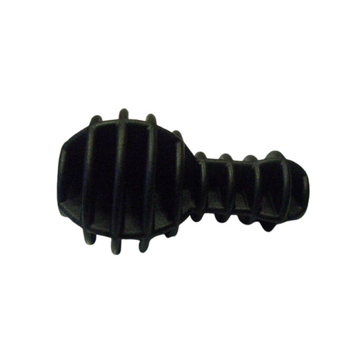 Milenco security hitch ball insert, black ribbed anti-theft rubber plug