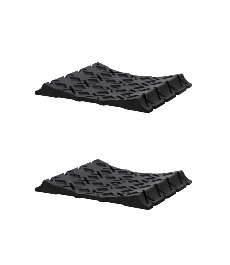 Two Milenco Stacka Tyre Savers shown together as supplied in the twin pack