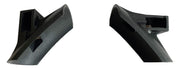 Pair of Milenco steering wheel soft protective pads shown from front and back