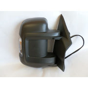Milenco replacement van door mirror unit, right short arm, folded with indicator lens