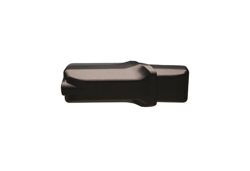 Milenco XLV black aluminium van door lock, angled studio shot