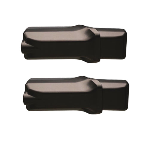 Two Milenco XLV van door locks included in the twin pack, studio shot