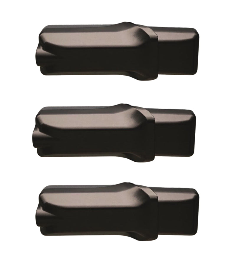 Three Milenco XLV van door locks included in the triple pack, studio shot