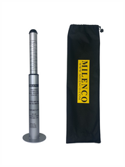 Milenco ball weight gauge with retail carry pouch, studio shot