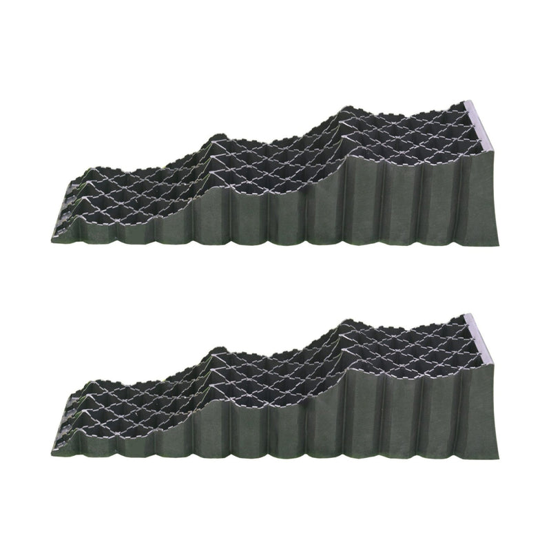 Pair of Milenco Trident levelling ramps shown full-length