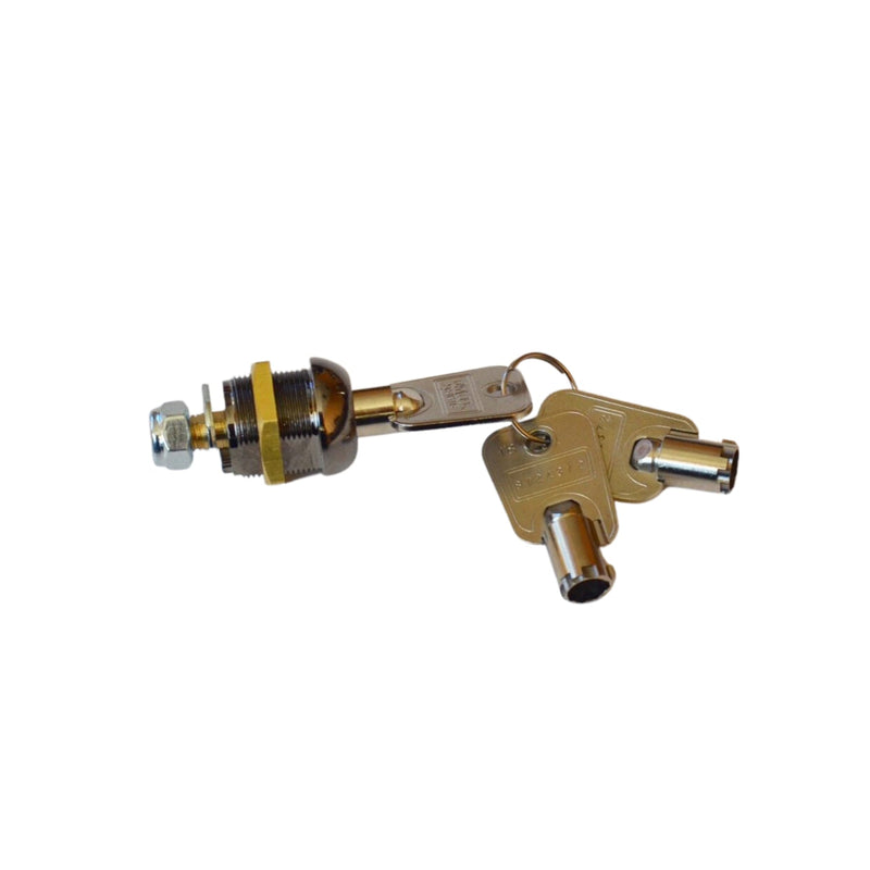 Wheelclamp lock cylinder with three keys