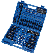 Draper Screwdriver, Socket and Bit Set, Blue (70 Piece) 40850 Draper - Dynamic Drive