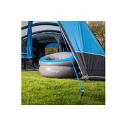Vango Inflatable Donut Flocked Chair DLX Nocturne Grey Vango - Dynamic Drive