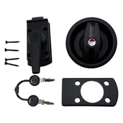 Vecam Caravan Door Lock and Barrel - Complete Left Hand Assembly with Keys Crusader - Dynamic Drive