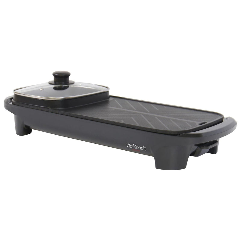 Viamondo Camp Grill 2 in 1 Portable Grill with Pan Via Mondo - Dynamic Drive