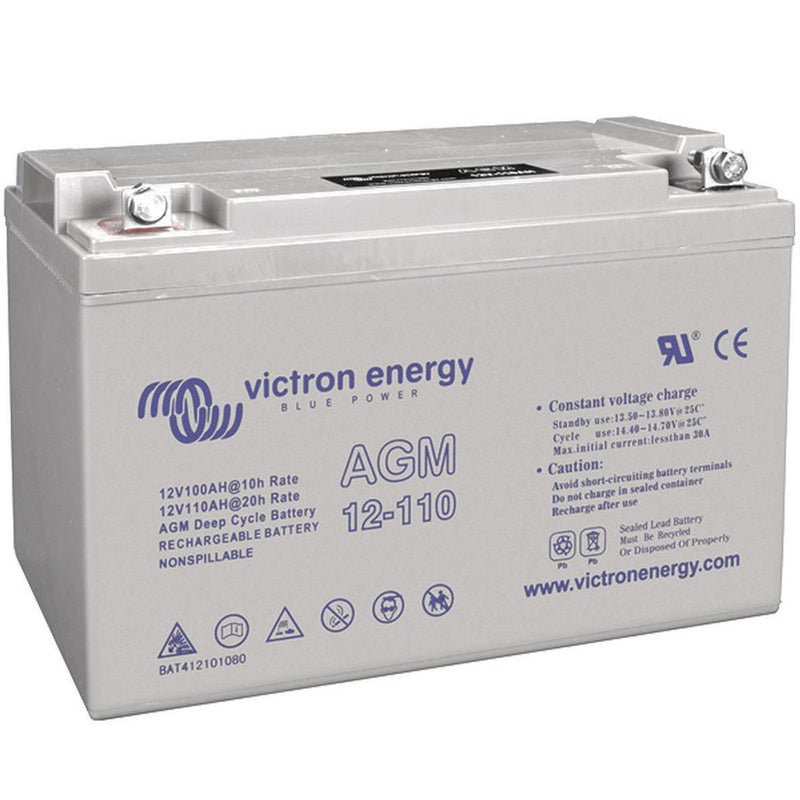 Victron Energy 12V 110Ah AGM Deep Cycle Battery (M8) BAT412101085 Victron - Dynamic Drive