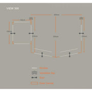 Olpro View Caravan Awning – 300 with Porch Olpro - Dynamic Drive