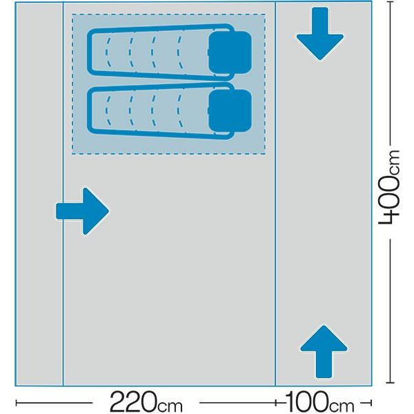 Westfield Neptune 400 AIR Motorhome Awning Mid 240-260 Inflatable Drive Away Quest - Dynamic Drive