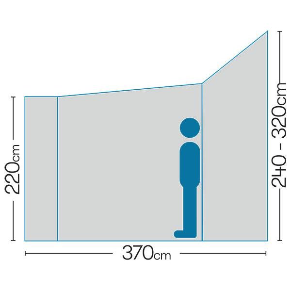 Westfield Neptune 400 AIR Motorhome Awning XXHigh 300-320 Inflatable Drive Away Quest - Dynamic Drive