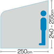 Westfield Quest Vega 330cm Caravan Air Porch Awning Inflatable Performance Quest - Dynamic Drive