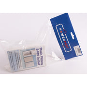 White External 13 amp Socket Outlet Box Caravan Motorhome campervan PO119w Powerpart - Dynamic Drive