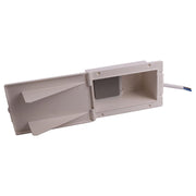White External 13 amp Socket Outlet Box Caravan Motorhome campervan PO119w Powerpart - Dynamic Drive