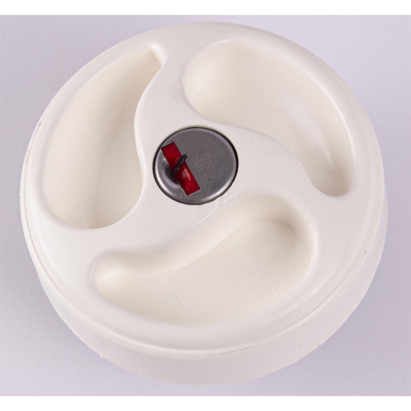 White Lockable Water Tank Filler Cap with Keys ES2250 Caravan / Motorhome / Boat PLS - Dynamic Drive