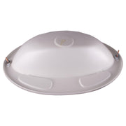 White Plastic Oval Bathroom Sink Bowl Grove - Dynamic Drive