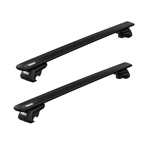 Thule WingBar Evo Roof Bars Black fits Volkswagen Caddy Maxi Van 2016-2020 5-dr with Raised Rails - Thule - NN4 Online