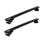 Thule WingBar Evo Roof Bars Black fits Hyundai H-1 2008- 5 doors with Raised Rails - Thule - NN4 Online