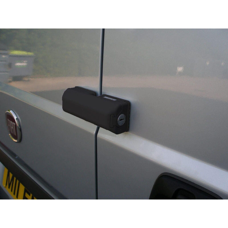 Milenco Van Door Deadlock - Black Single for Caravan, Motorhome, and Conversion ukcampingandleisure  - Dynamic Drive